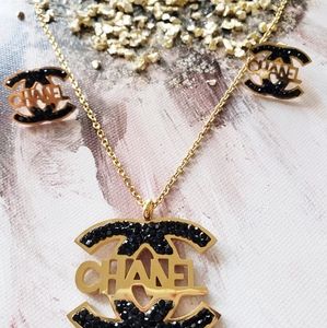 Chain set wiht  stainless steel earrings